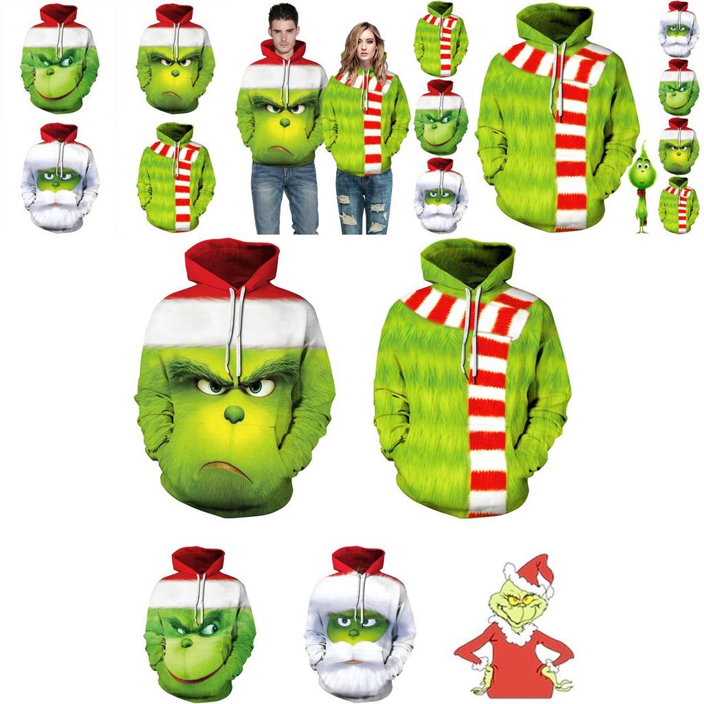 Rascal Monster Green The Mens Hoodie Jacket Shirts Sweater Custume Xmas