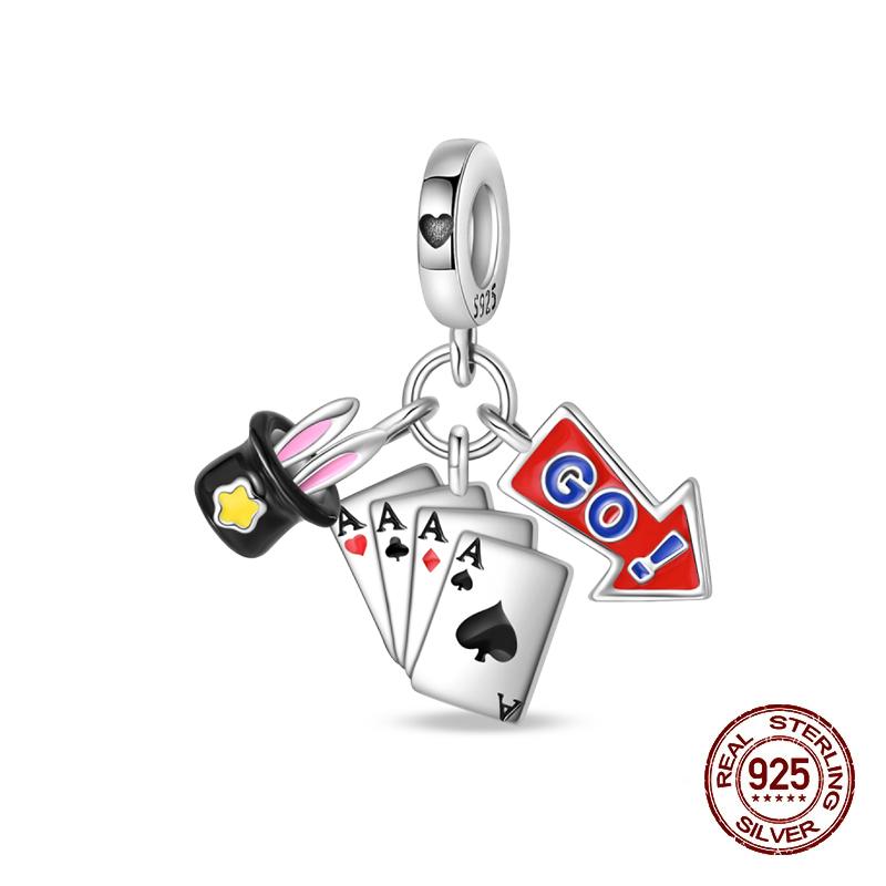 Copperfox Rose Princess Castle Fairy Tale Charms Bead Fit Pandachoriginal Bracelets Diy Jewelry Birthday Gift