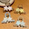 1PC Headwear Sweet Jewelry Playful Star Shape Cute Accessories Fashion Candy Colors Gift Hairpin Hair Ties Multi-Color