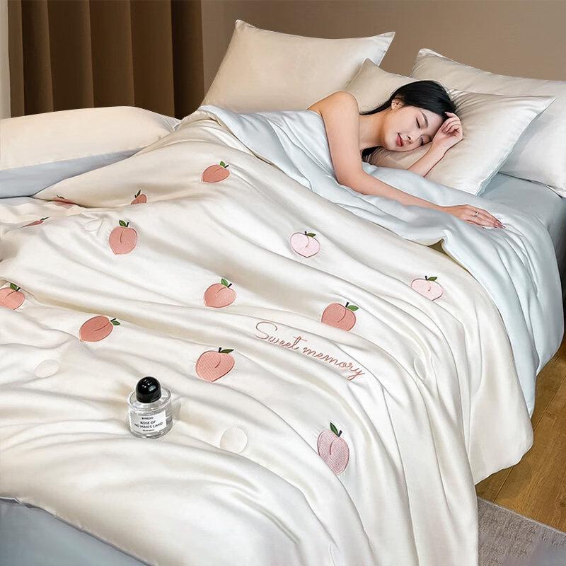 OLOEY Cooling Silk Summer Quilt