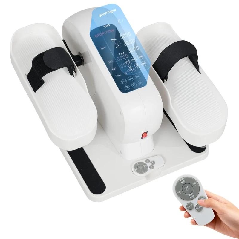 SPORTNOW Mini Elliptical Trainer, Under-Cabinet Electric Cross Trainer with remote control