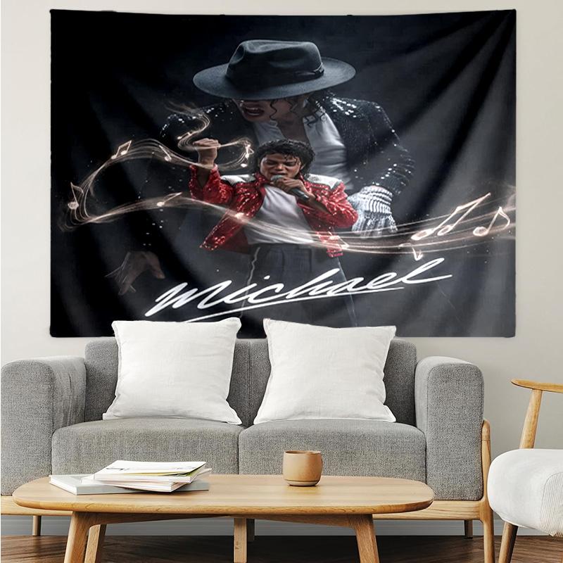 1 Stück Michael Hut Wandteppich Zubehör Spielzimmer Wandteppich, für Schlafzimmer, Wohnzimmer, Studentenwohnheim Wanddekor Fan Geburtstagsgeschenke