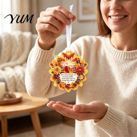 Seasonal Home Decorations Heartfelt Holiday Keepsake Ornament, Acrylic Hanging Decoration for Loved Party Decor Ones, Christmas Tree Pendant
