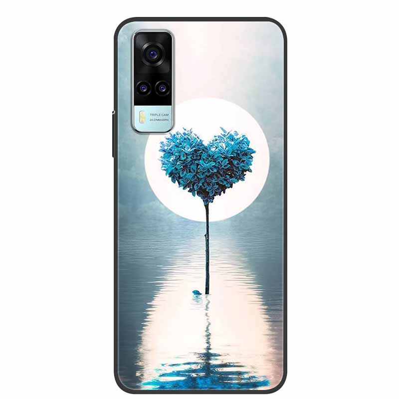 For vivo Y31 2021 Case Shockproof Soft silicone TPU Back Cover For Vivo Y53S 4G Y31 2021 Y 31 Case V2036 Phone Case Cute Cartoon