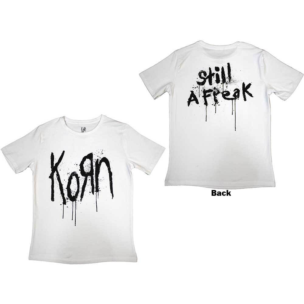 Korn Ladies T-Shirt: Still A Freak (Back Print) (Medium) L