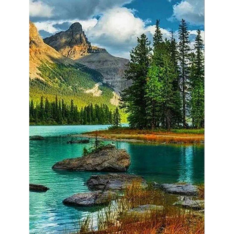 5D Diamond Painting Full Drill Square Waterfall Diamond Embroidery Sale  Rhinestones Pictures Diamond Art