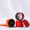 1/5Pcs Portable Tea Canister Mini Empty Pot Tea Box Candy Round Cans Thickened Iron Herb Sealing Jar Spice Storage Organizer