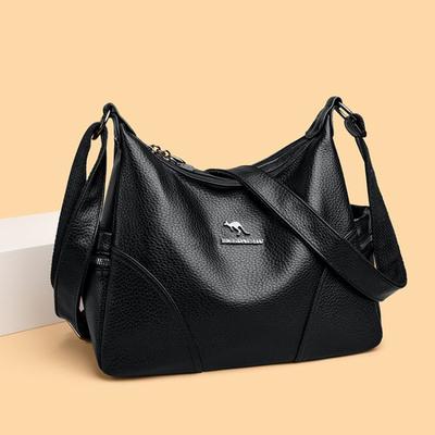 Dámská taška tote pro maminku středního věku, taška přes rameno z měkké kůže, crossbody taška