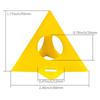 10Pcs Plastic Pyramid Stands Set Triangle Paint Pads Non-Stick Painting Feet Pad Cone Stands For Carpenter Painter Accessories