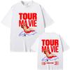 2026NEW T Shirt Doja Cat Tour Singer's Same StyleSleeve 100%CottonTee-shirt Graphic Printing T Shirt Moletom HipHop Clothing