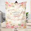 Mother's Day Love Letter Blanket Suitable for Sofas,travel, Living Rooms Also a Good Gift for Friends and Family Suitable for All Seasons.