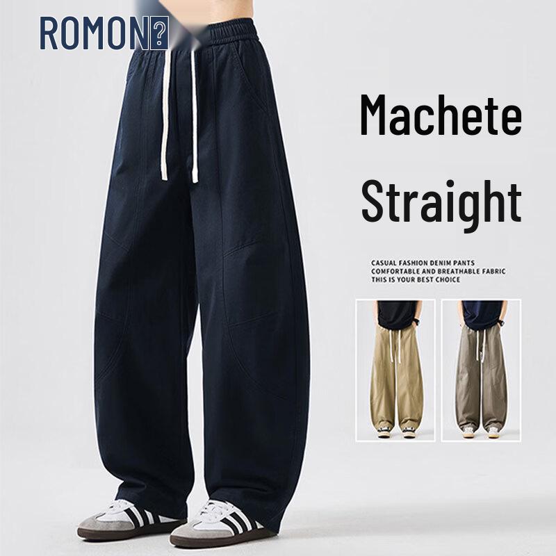 Men s American Trendy Straight Casual Pants L