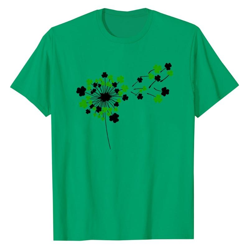 St. Haut tendance imprimé Saint-Patrick High Street T-shirts amples pour femmes