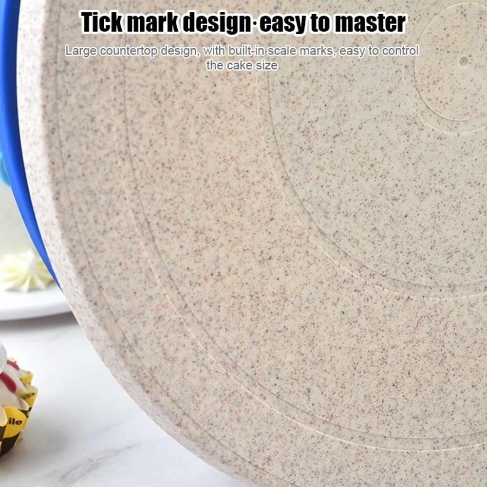Round Rotating Cake Stand Plastic Cake Decorating Holder Cake Turntable Stand  Birthday Cake