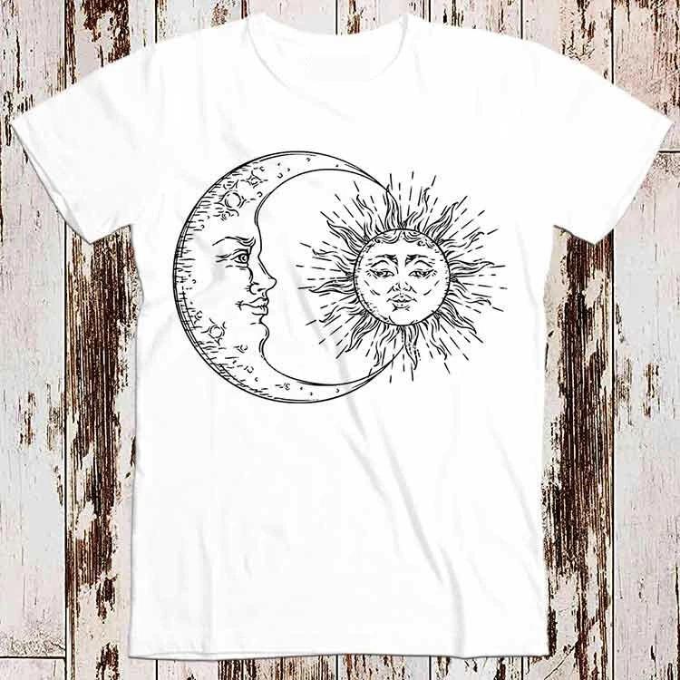 The Moon & The Sun Antique Crescent Sun T Shirt 8654 M