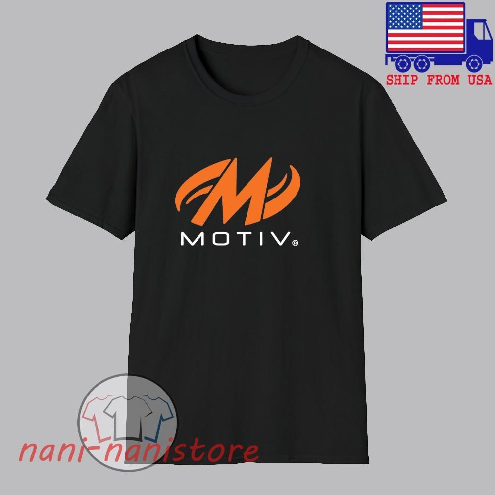 Motiv Bowling Men#039;s Black Size S5XL Unisex T-Shirt XL