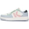 Durable Non-Slip Low-Top Skate Shoes Women Sneaker Gray White Green K0D25CC17-1304
