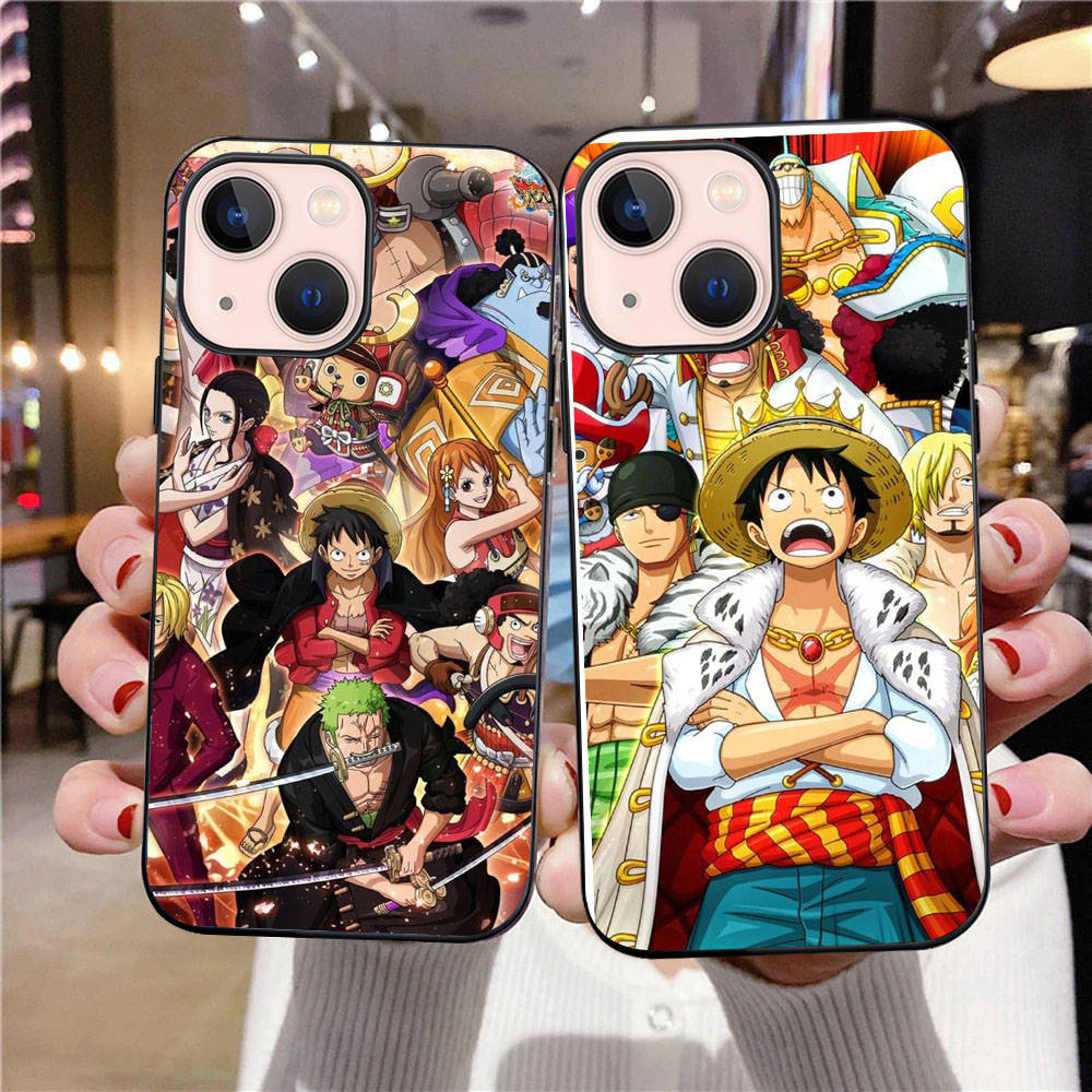 B-18 One Piece Black Case for Samsung S24 S23 S22 S21 S20 FE S10 Lite Ultra S7 S8 S9 Plus A05S A11 A12 A13 A15 A22 A24 A25 A32 A52 A71 5G