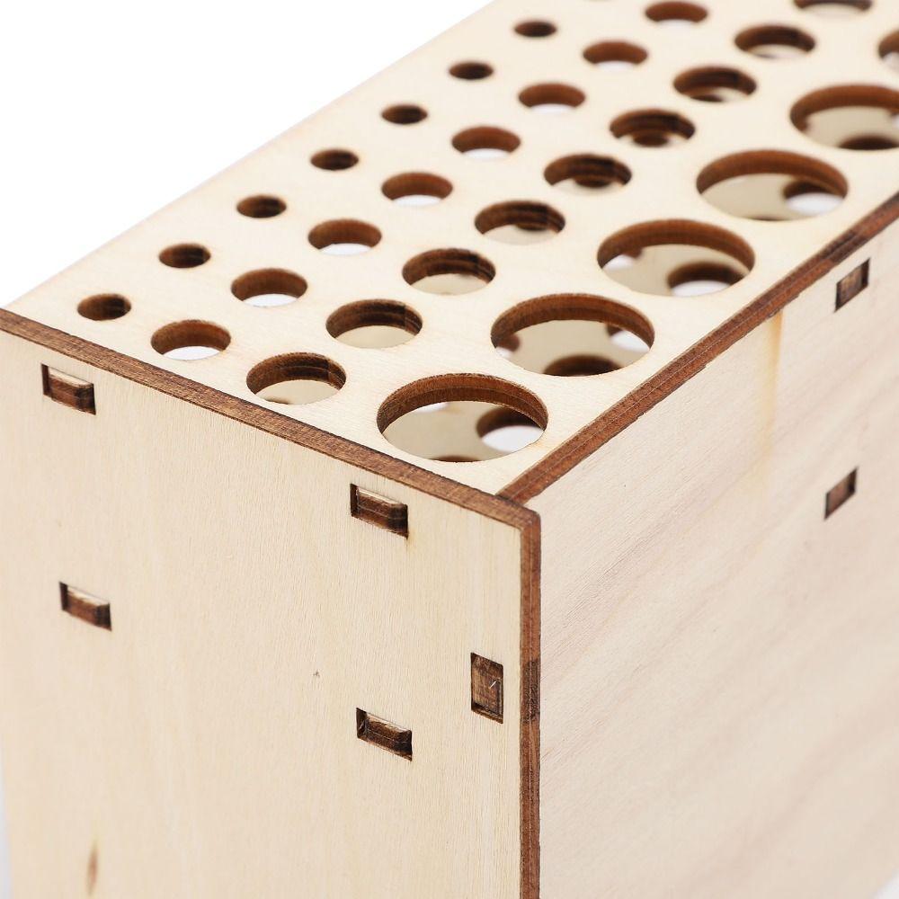 Space Saving Brush Holder Multi Hole Brush Storage Rack New Paintbrush Organizer  Desktop Storage