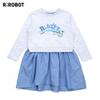 R Robot Light floweR dRess
