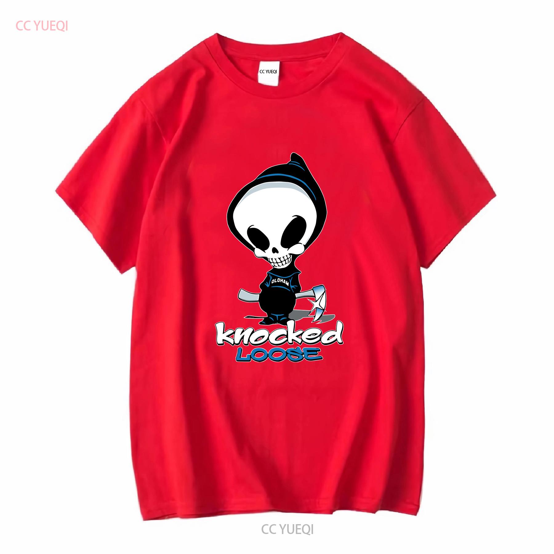 New NWT Knocked Loose American Beatdown Hardcore Rock Band Retro T Shirt S 4XL long or short sleeves vintage Washed Versatile S