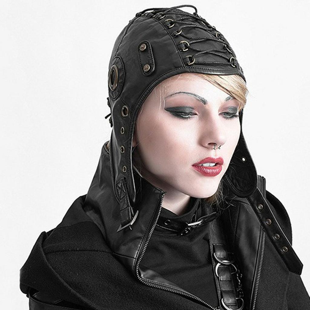 AA BB Leather Aviator Hat Leather 