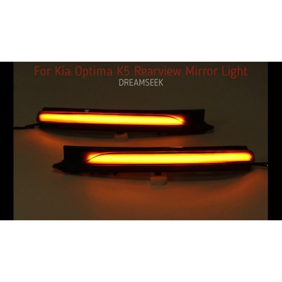 LED Side Mirror Light For Kia Optima K5 TF 2016- W/ Dynamic Turn Signal Lamp