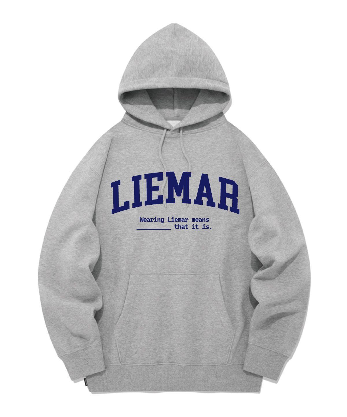 Riemar 25 Signature Oversized Fleece Hoodie [Grey] Gray/M
