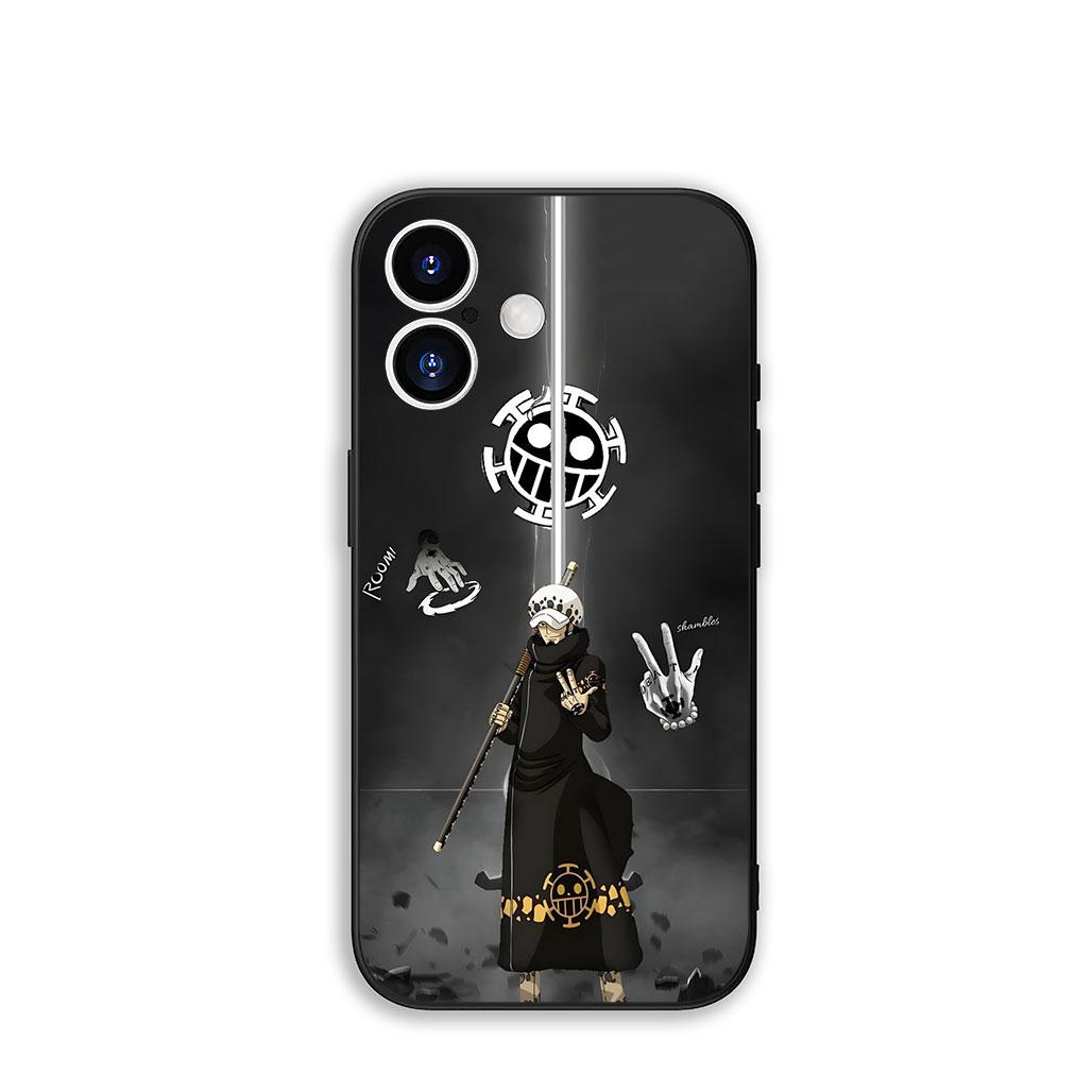 

Trafalgar D Water Law Luffy One Piece for Samsung Galaxy S25 S24 S22 S23 FE Ultra Plus A56 A05 A06 A15 A16 A55 S7 Edge Case Galaxy A16