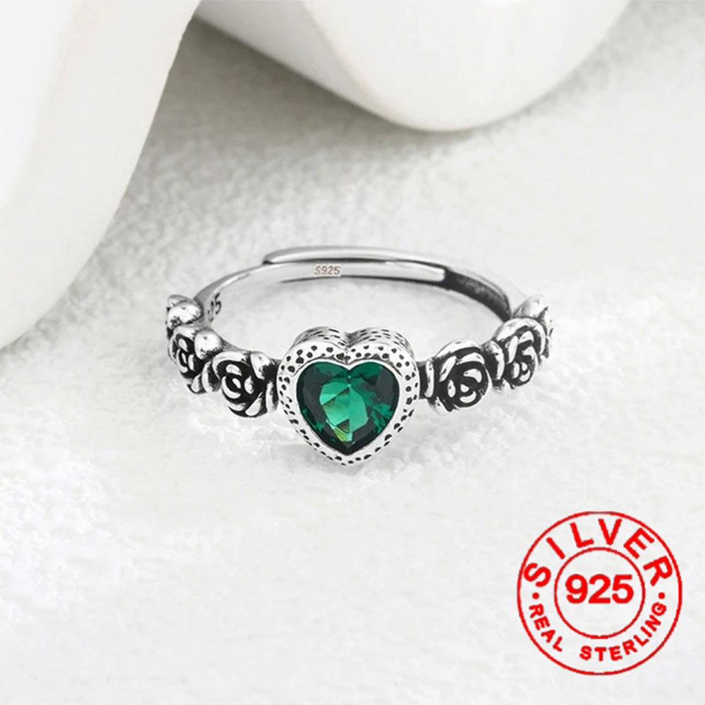 Xiaomi BF CLUB Silver Color Rings for Women Fashion Geometric Handmade Irregular Red Green Yellow Stone Ring Party Christmas Gift