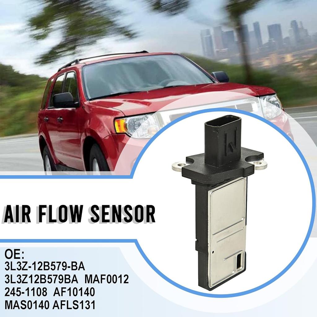 Mass Air Flow Sensor MAF Sensor Compatible With Ford Escape Expedition Explorer F150 F250 F350 Lincoln MKX MKZ Navigator Town Car Mercury Mariner