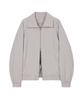 Ironyporno Whiteline 86-Iro255 Curved Blouson Jacket Light Grey