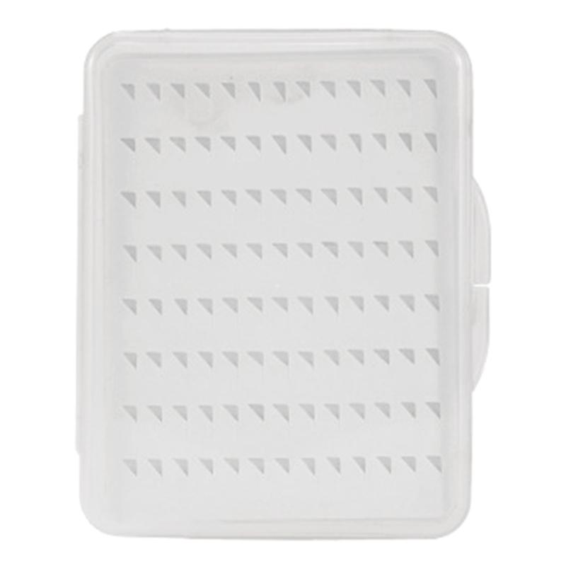 Wodoodporne pudełko na muchy z przezroczystą pianką ze szczelinami do przechowywania akcesoriów wędkarskich