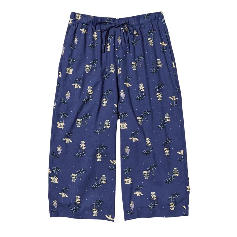 UNIQLO 488160 Women Sanrio Characters RELACO NAVY Lounge Pants Pajama Bottoms Japan S