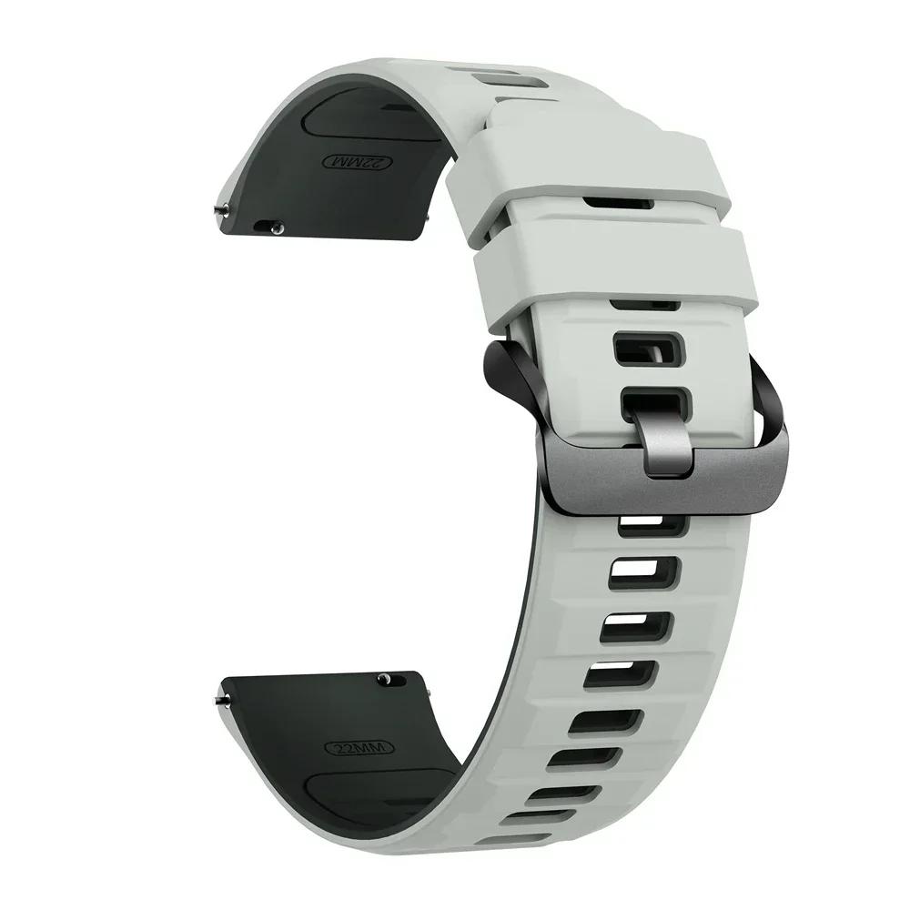 

Силиконовый ремешок для Samsung Galaxy Watch3 45 мм 46 мм/Gear S3 Classic Ремешок 22 мм для HUAWEI WATCH GT6/Для Garmin Venu4 Браслет 22mm Universal