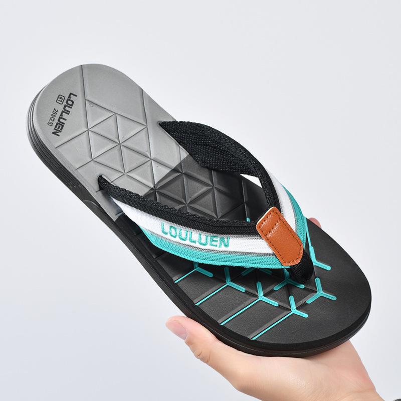 

New flip-flops men s summer non-slip pinch beach slippers men s eva sandals outdoor sandals 39