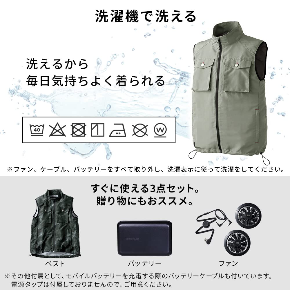 Iris Ohyama FNCT Gray Vest,
