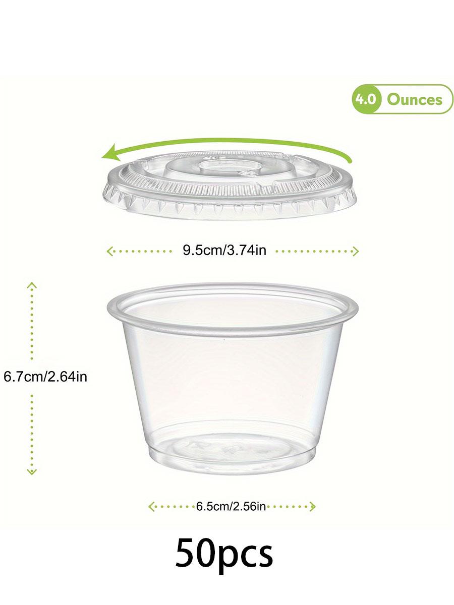 

Перевернутый пластиковый стаканчик для порций без крышки, маленький мини-контейнер для частичного контроля желе, приготовления еды, соусник