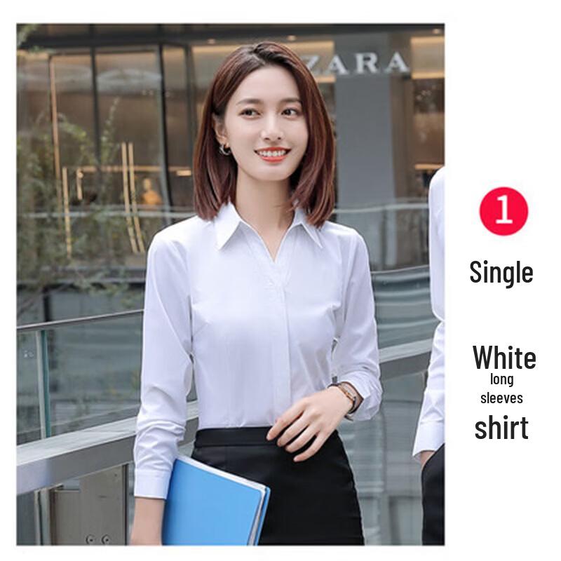 Men s Professional Long-Sleeve Business Shirt M