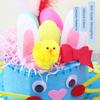 Handmade Decorations Easter Hats Colorful Eggs Bunny Chick Cartoon Cap DIY Craft Kit  Easter Party