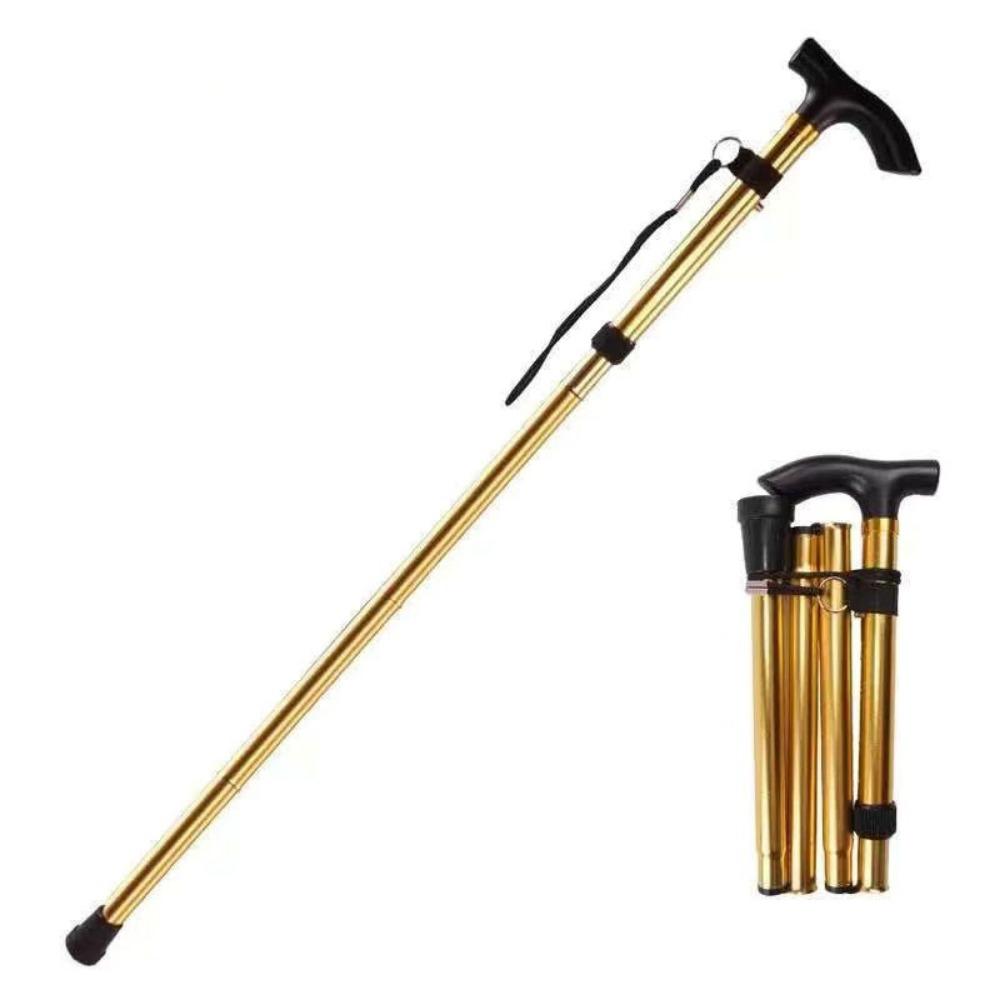 Quick Adjustable Locks Outdoor Trekking Poles Folding Walking Sticks Wading Staff  Hiking Equipment