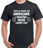 Tractor Driver T-shirt Farmer Farming Farm Mens Funny MF Massey Ferguson Awesome