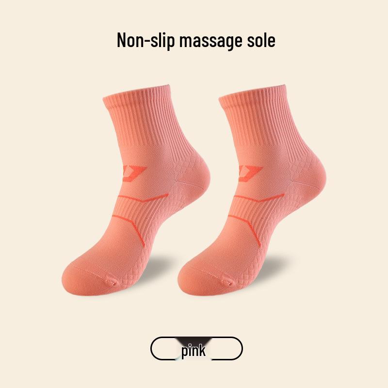 Unisex Breathable Marathon Running Socks - Sweat-Absorbent for Outdoor Sports & Training