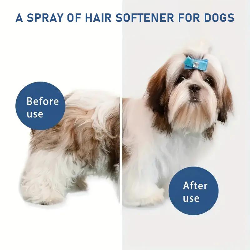 Pet Hair Smoothing Spray Cats Dogs Antistatic Deodorizing Antibacterial Knotting Moisturizing Hair Nursing Pet Cleaning Products