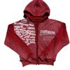 Unisex Oversized Hooded Long Sleeve Graphic Sweatshirt Streetwear Casual Pullover Winter
