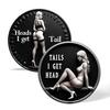 Couple Decision Coin Heads I Get Tail Tails I Get Head Decision Coin Adult Challenge Token Cheeky Decision Coin Prank Gifts for Men Women Date Night