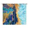Curtain Marble Texture Nordic Curtain Digital Printing Blackout Curtain No Punching