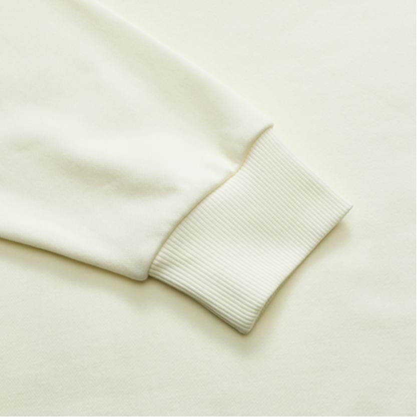 Fila Logo Print Letter Casual Loose Hoodie Long Sleeve Sweatshirt Unisex Tops Milk-Salt-White F51U238298F-IV