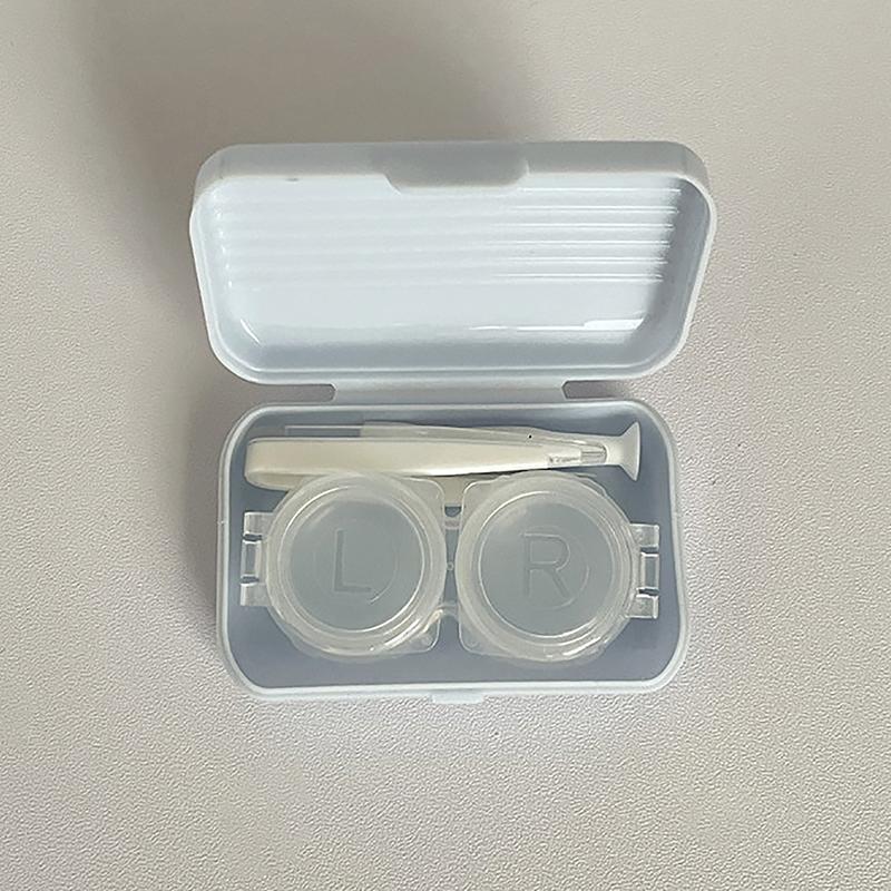 Candy Color Bærbar kontaktlinseboks for jenter Minimalistisk kontaktlinsebokssett Kontaktlinseoppbevaringsbeholder