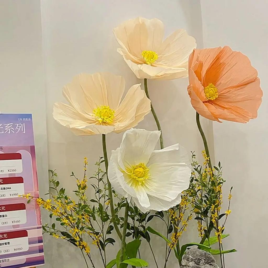 Neue 60cm Simulierte Riesige Blume Papier Simulierte Große Künstliche Blume Riesige Blume Fotografie Requisiten Festival Party Dekoration